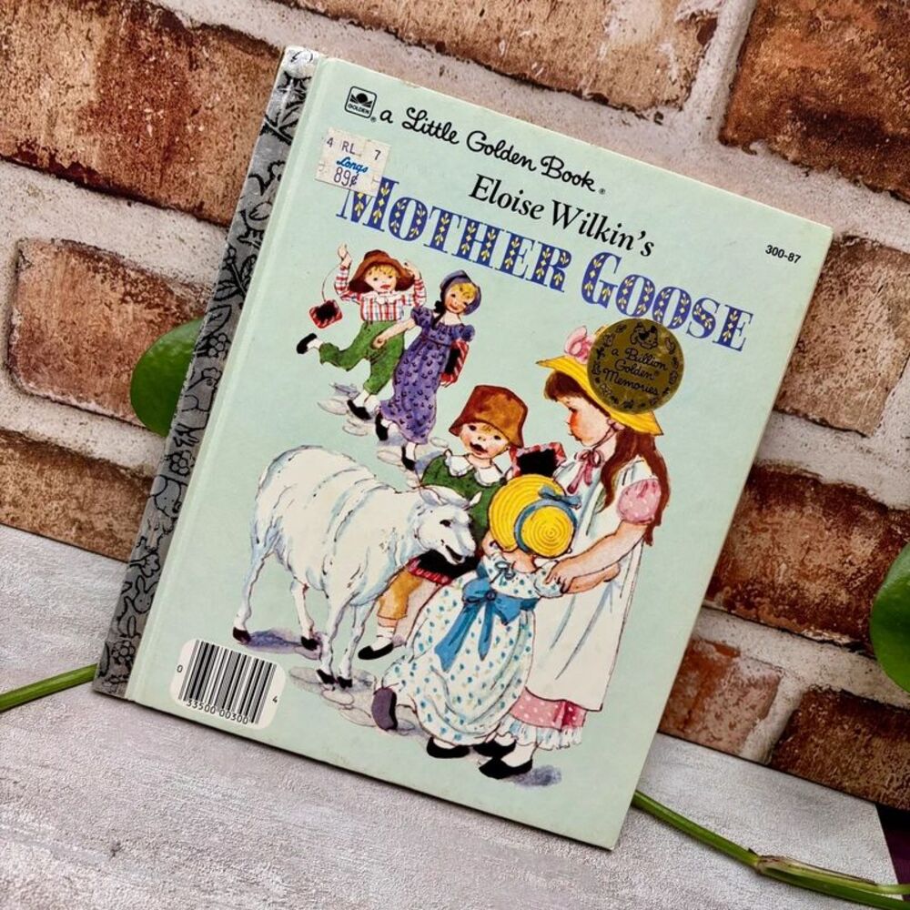 VTG 1961 A Little Golden Book, Eloise Wilkins Mother Goose